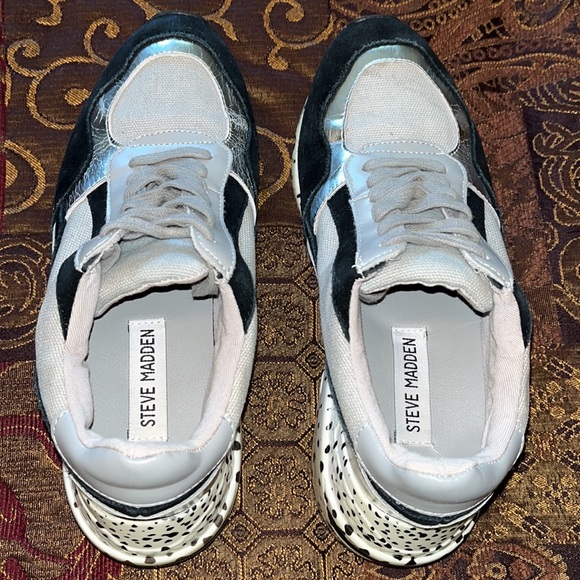 Steve Madden Cliff Platform Wedge Sneaker - Picture 2 of 6